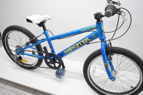 Bicicleta Rodado 20 Bruzzoni Mtb 7 Velocidades Full Color Azul Tamaño Del Cuadro Único