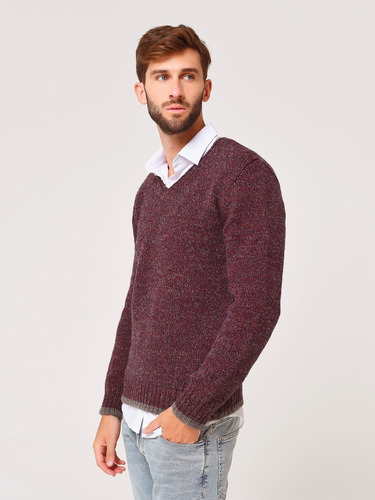 Sweater Hombre Cuello En V Mauro Sergio Artículo 466