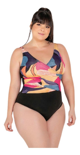 Lindo Maiô Plus Size Com Bojo Moda Praia Feminina Lançamento