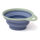 Bebedouro Bowl Retratil Para Pet Oikos Animal Azul