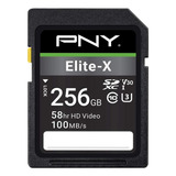 Tarjeta De Memoria Flash Pny Elite-x Sd  256gb