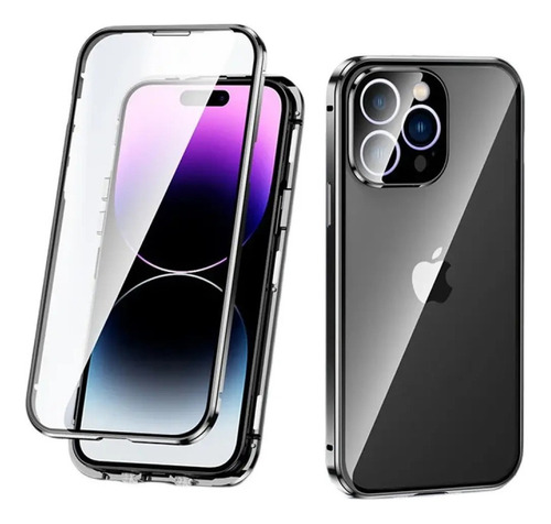 Funda Protectora De Vidrio De Doble Cara Magneto 14