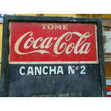 Antiguo Cartel Original De Coca Cola 