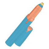 Depiladora Rasuradora Eléctrica Recargable Cejas Vello Cara Color Azul