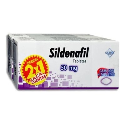 Sildenafilo Tableta 50 Mg, 4 Tabletas (2x1) | MercadoLibre