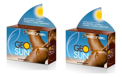 Suplemento Bronceador Proteger Piel Autobronceante Geosun X2