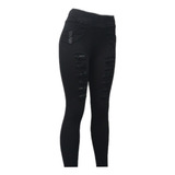 Pantalón De Mezclilla Ajustable Negro Destruccion  5 A 15 