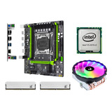 Kit Gamer Placa Mãe X99 Intel Xeon 2670v3 C/ 16gb Ram Cooler