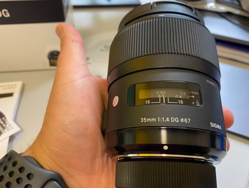 Lente Sigma 35mm Art F/1.4 Para Nikon- Usado- Full Frame