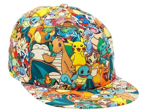 Jockey Gorro Pokemon Full Print Maravillosos!!