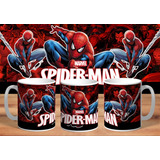 Taza De Ceramica Spiderman Super Heroes 