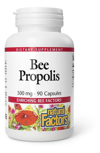 Natural Factors | Bee Propolis | 500mg | 90 Capsules