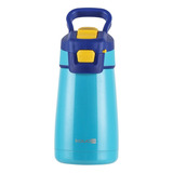 Garrafa Térmica Kouda Azul 350ml Linha Infantil - Oka Kids Cor Azul-claro