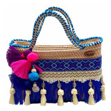 Bolsas De Dama Artesanal Para Mujer Yute Playa Marca Bohemio