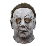 Ciueoary 2023 Michael Myers Mask Halloween Latex Horror Scar