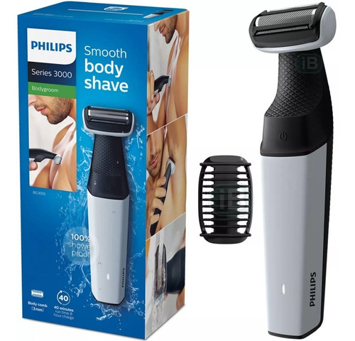 Aparador E Depilador Elétrico Pêlos Masculino Corpo Philips