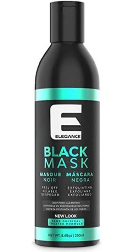 Mascarilla Negra Elegance Carbon Activado 250ml Black Mask