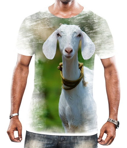Camisa Camiseta Animais Da Fazenda Cabra Cabrito Bode Hd 1