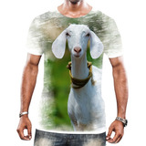 Camisa Camiseta Animais Da Fazenda Cabra Cabrito Bode Hd 1