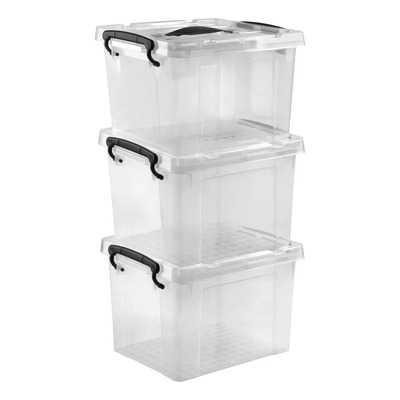 Cajas De Almacenamiento 3pz Transparentes 6 Litros Ag Box | Meses sin interés