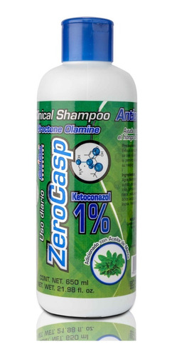 Shampoo Anticaspa Sin Sal Sin Sulfato Para La Caspa 650ml