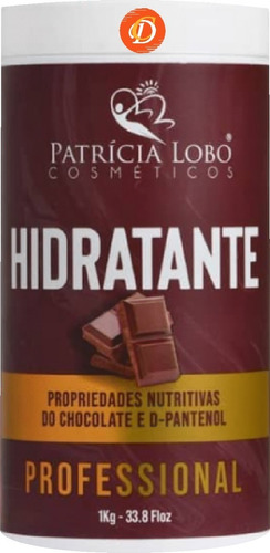 Creme Hidratante Corporal Chocolate 1kg Patrícia Lobo