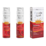 Kit Shampoo + Cond + Duovita Vita Seiva Cavalo Real-3 Itens