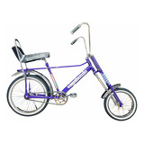 Bicicleta Vagabundo R20-16 Morada Llantas Cara Blanca