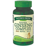 Super Ginseng Complex Natures Truth Sistema Nervioso 60 Caps Sabor N/a