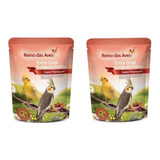 Kit 2 Extra Gold Calopsita Frutas 400gr - Reino Das Aves