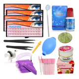 Kit Completo Alongamento De Cílios Tufo Cola Sky + Brinde