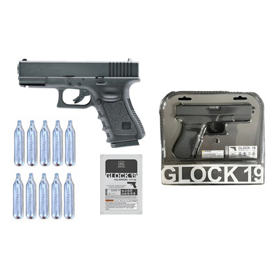 Umarex Glock 19 Gen.3 Co2 I 10 Tanques De Co2 | Envío gratis