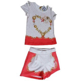  Conjunto Pérolas Feminino Menina Infantil Tamanho 4 Luxo