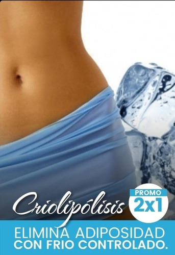 2x1 Criolipolisis Plana 3 Zonas + Ondas De Choque!!