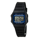 Reloj Casio Para Hombre  F105w-1a Casual Clásico Alarma