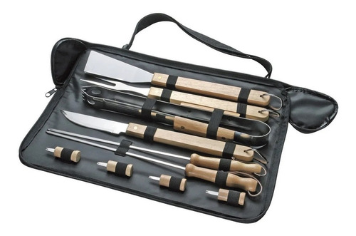 Set De Asado Parrilla Asador 10 Piezas C/ Estuche | Giveaway