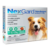 Nexgard Antipulgas E Carrapatos Cão 10 A 25kg Com 3 Nex Gard