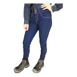 Pantalon Jean Dama Licrado Dotacion Clasico 