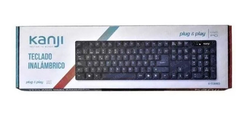 Teclado Kanji Inalambrico Kj-tecina003 Usb 1 Pila Aa En Caja