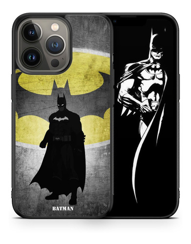 Funda Protectora Para iPhone Batman Minimalista Tpu Case