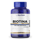 Biotina - Vitamina B7 10.000 Mcg 120 Caps Com Nota E Laudo Sabor Sem Sabor