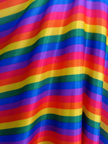 Tela Estampada Colores Bandera Lgbt 