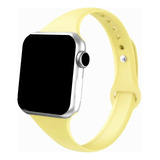 Pulseira Silicone Slim Fina Para Apple Watch Smartwatch Iwo