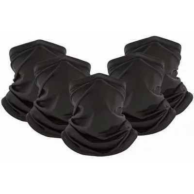 Pack 5 Bandanas Negras Deportivas Ciclismo Moto Secado Rápido SPF40 Wohingo | MercadoLibre