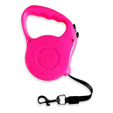 Correa Para Perro Extensible 3mts Retractil Paseo Gato Bz3 Color Rosa (32498b)