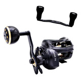 Carretilha Weieagle Tc 350pl Bg - 10 Rol - 18kg Pesca Pesada Lado Da Manivela Direito