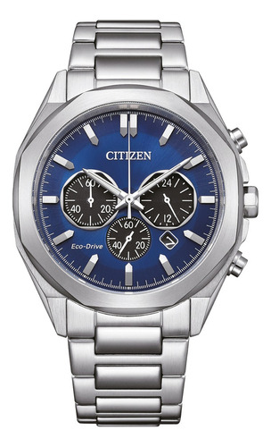 Reloj Citizen Ca459081l Para Hombre Eco Drive Cronógrafo