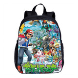 Dibujo De Mochilas Escolares Pokémon Para Niños, Impresión 3