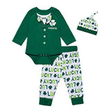 Conjunto De Ropa De Bebé Niño Mi Primer Día De San Patricio 