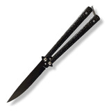 Cuchillo Navaja Mariposa Black Star Balisong